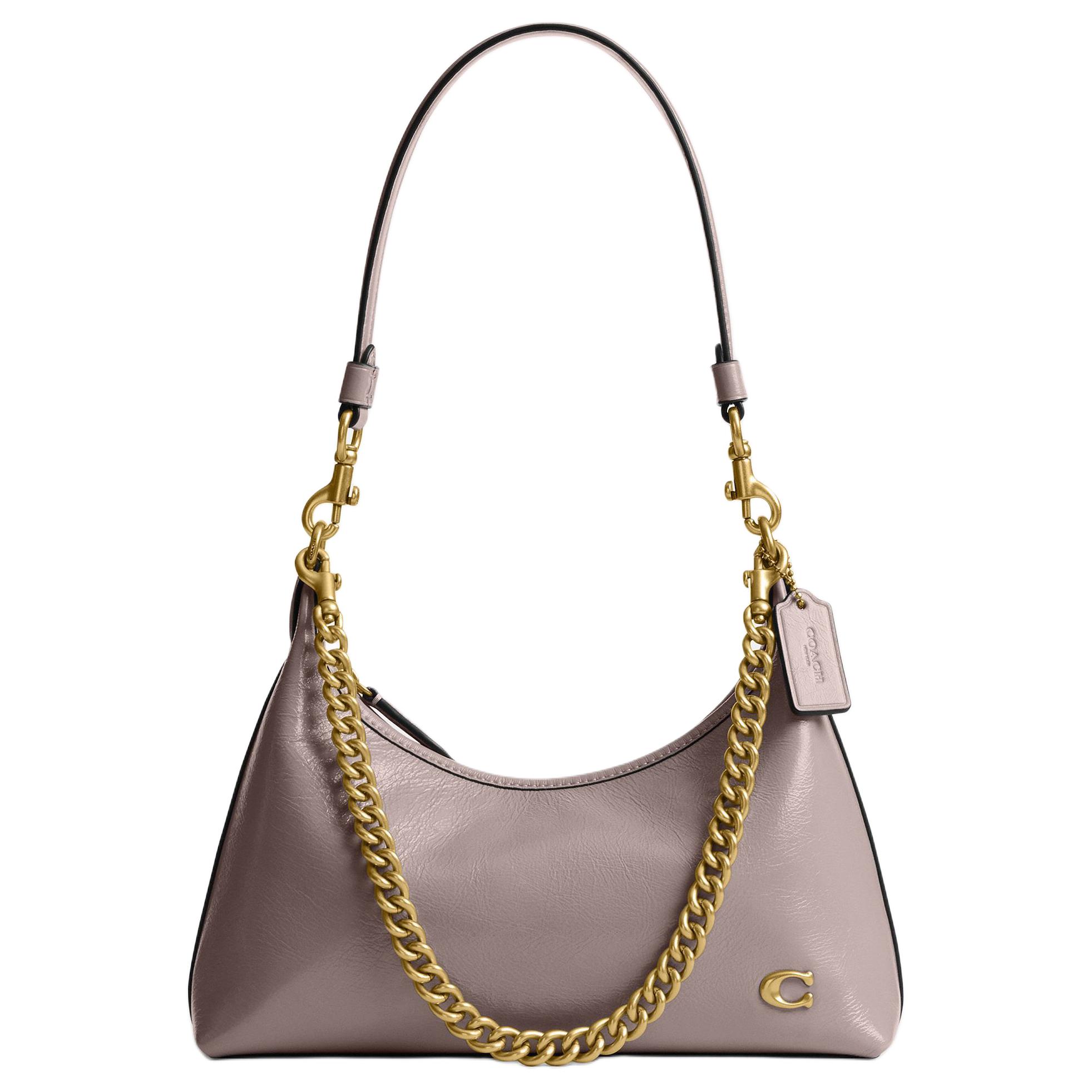 

Coach Juliet 25 Metal Logo Detachable Shoulder Strap Leather Tote Crossbody Bag Large Women bags Ash CAD75-B4AH Basic Set (Bag+Dust Bag)