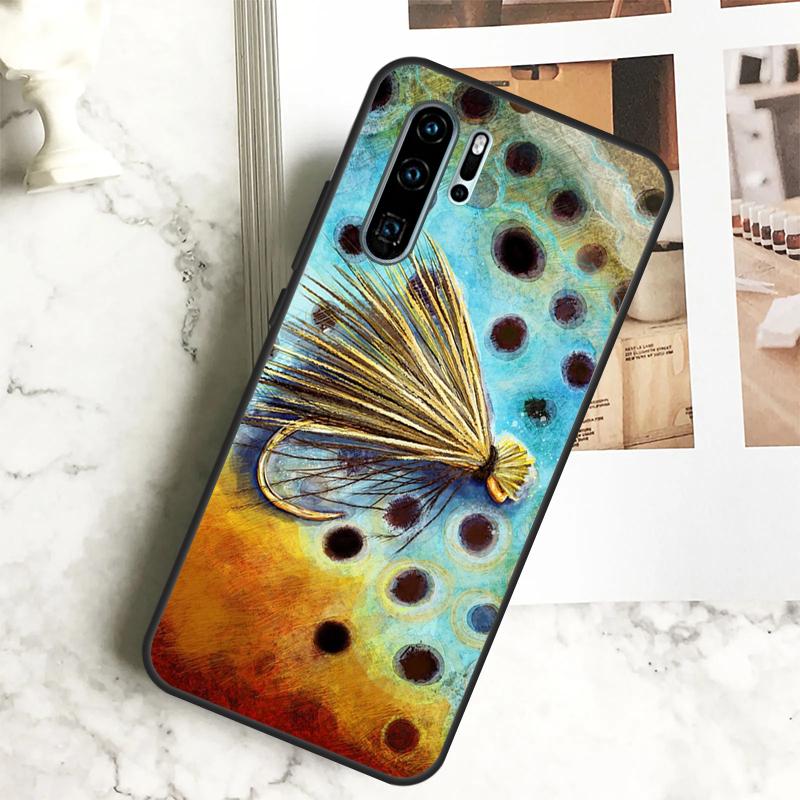 Trout Fish Fishing Case For Huawei Nova 11 11i 10 9 SE 8i 7i 3i Y60 Y61 Y70 Y90 Y91 P20 P40 Lite P30 Pro Cover