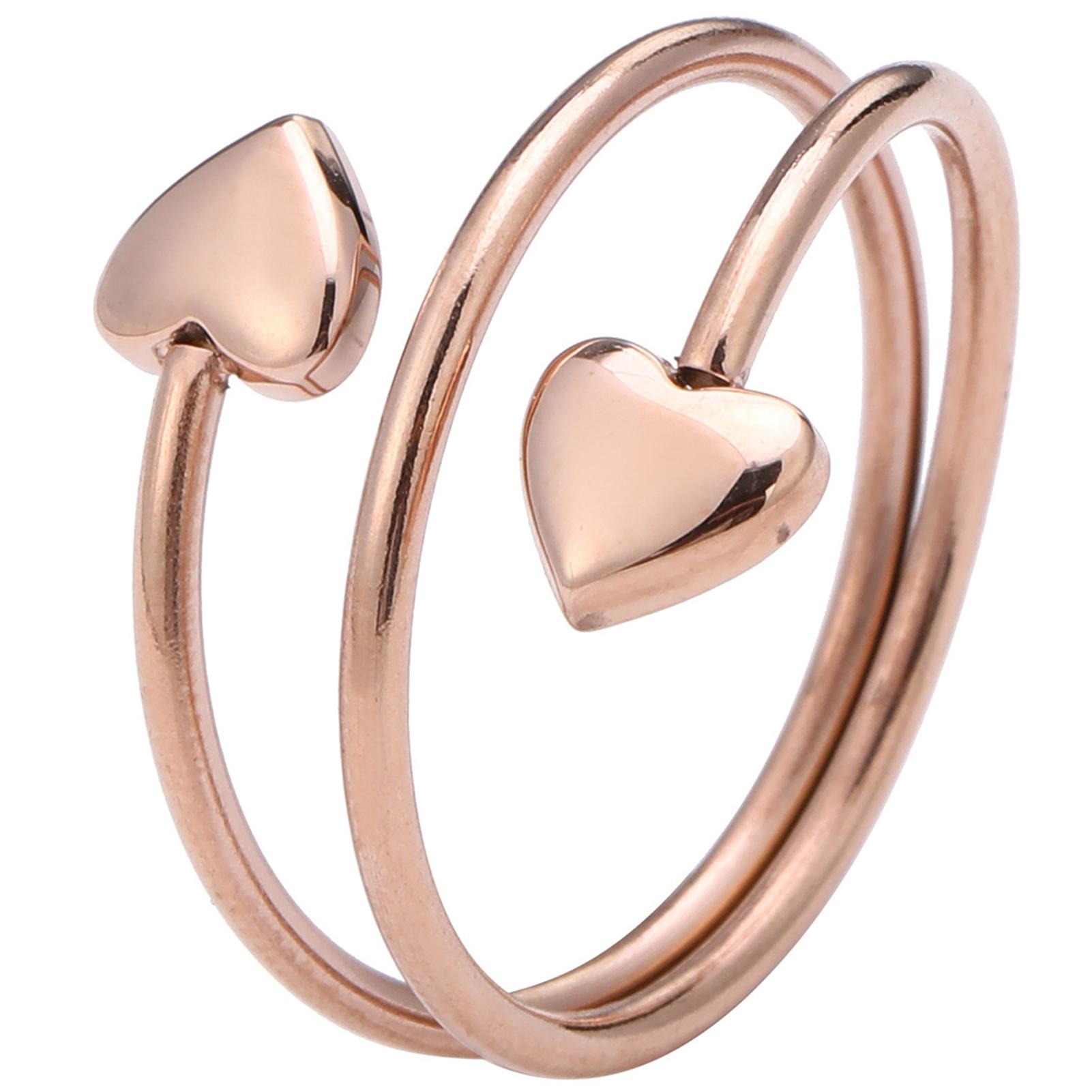 

Кольца из нержавеющей стали для женщин, энергетические лимфодренажные магниты, кольца на пальцы, отличная идея для подарка розового золота