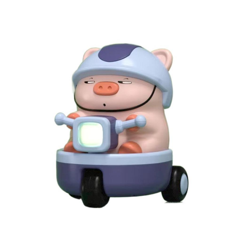 Sound And Light Animal Piggy Electric Car Toy Plastic Children Fun Motorcycle  Birthday Gift
