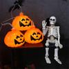 Realistic Waving Skeleton Miniature Figurine Handcrafted Resin Art Ornament Perfect For Halloween Holiday Decors Gift