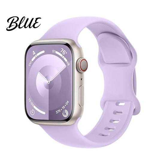 Universal Style Watch Band Silicone Waterproof Sweat-Proof Replacement Soft Solid