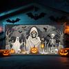2D door banner, 2D party banner, 1 piece, Halloween garage banner, 70.87 x 157.48 incheszyc