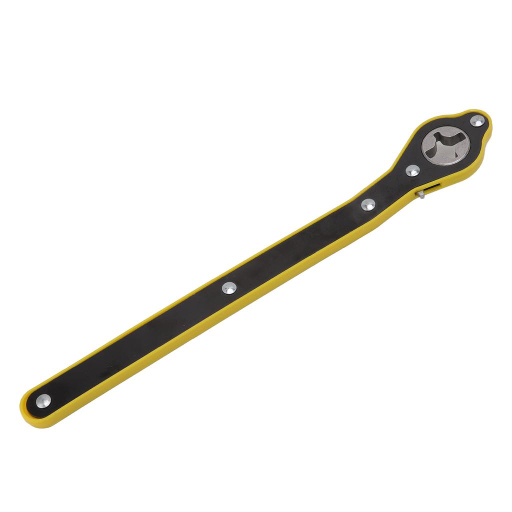 Ratchet Wrench 34cm Long Handle Ergonomic Labor Saving Jack Ratchet Wrench for Wheel Tire Removal Repair