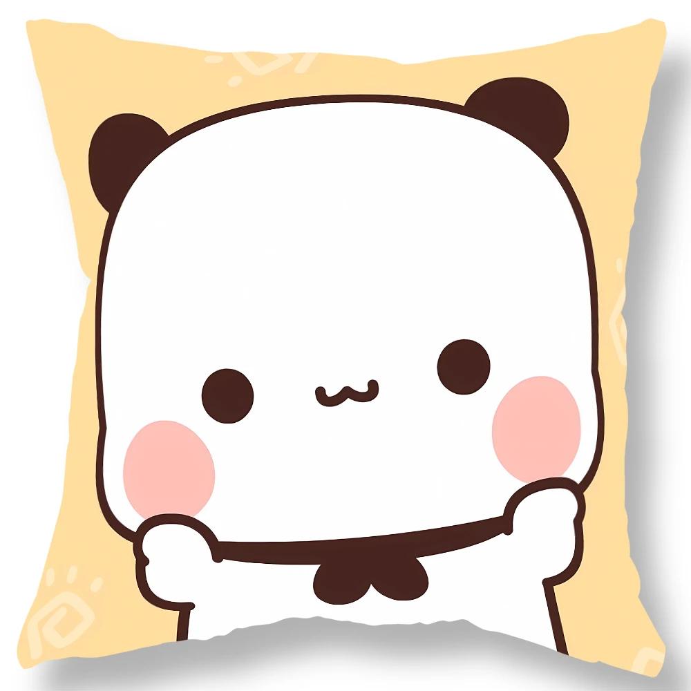 Niedlicher Cartoon Anime Bär Print Kissenbezug Geschenk Wohnzimmer Sofa Kissenbezug Zuhause Schlafzimmer Kawaii Raumdekoration