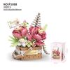 Flower Basket Series Micro-Particle Building Blocks: Sunflower & Succulent Potted Plants – Lego Compatible Toys