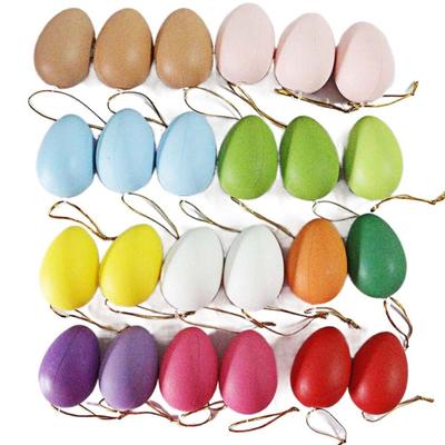 12pcs/24pcs Plastic Easter Eggs Games Crafts Easter Decor Fillable Egg  Festive & Party Supplies