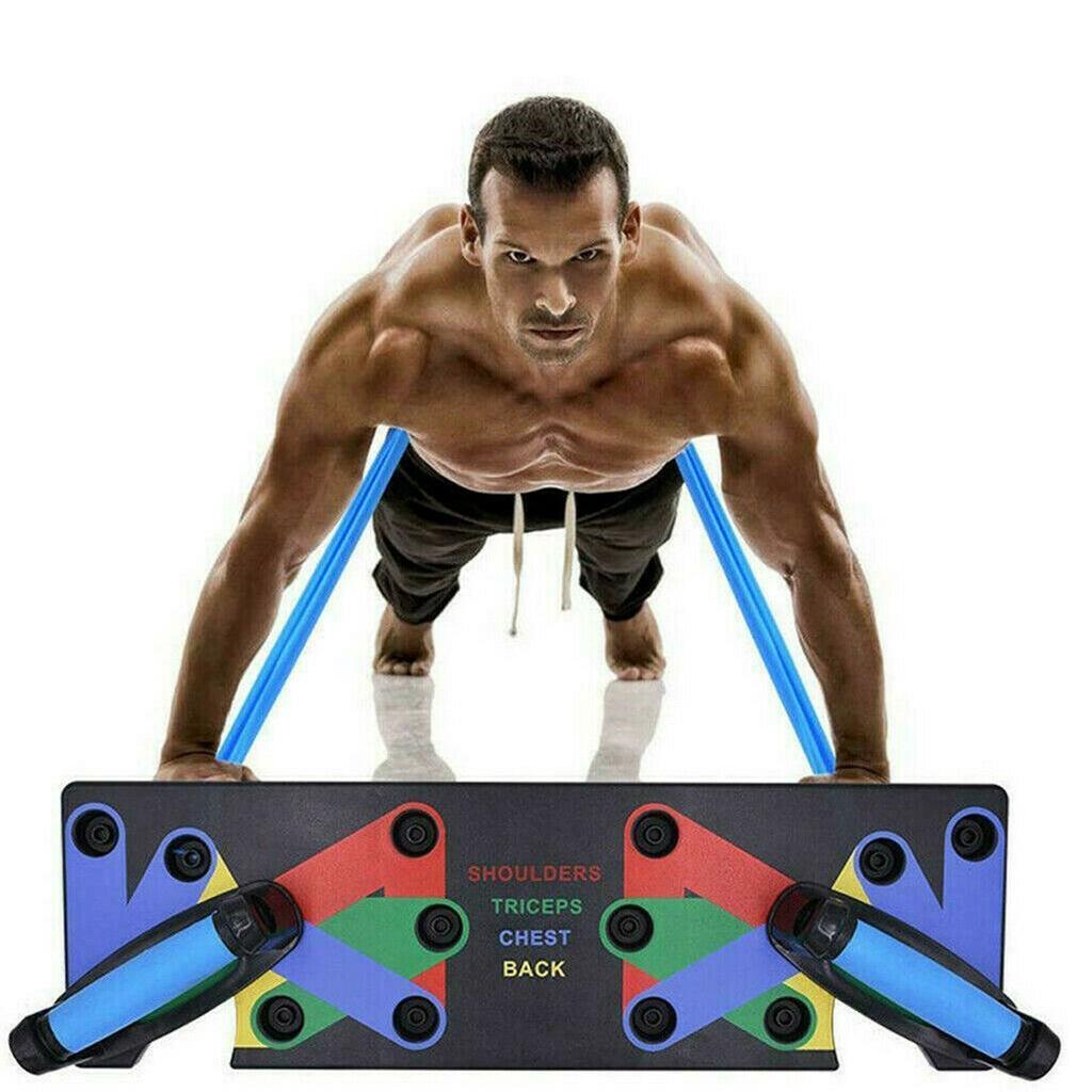 16 in 1 Push Up Board Fitness System Muscle Workout Train Gym Exercise Stands