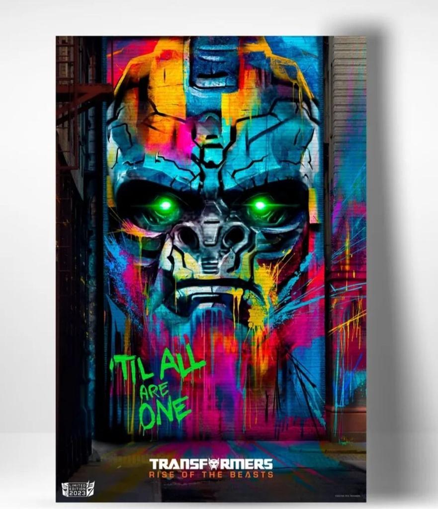Transformers Rise of the Beasts Metal Poster, Movie Wall Art 20x30cm