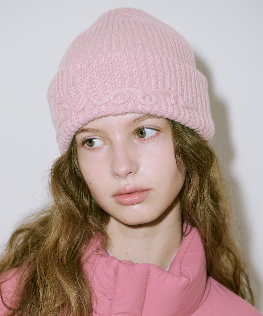 SINOON Sinoon Logo Beanie (Pink)