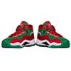 Li Ning WOW 3 Way Of Wade 3 Christmas Slip Resistant Mid top Basketball Shoes Men's Green Red White ABAJ013-12