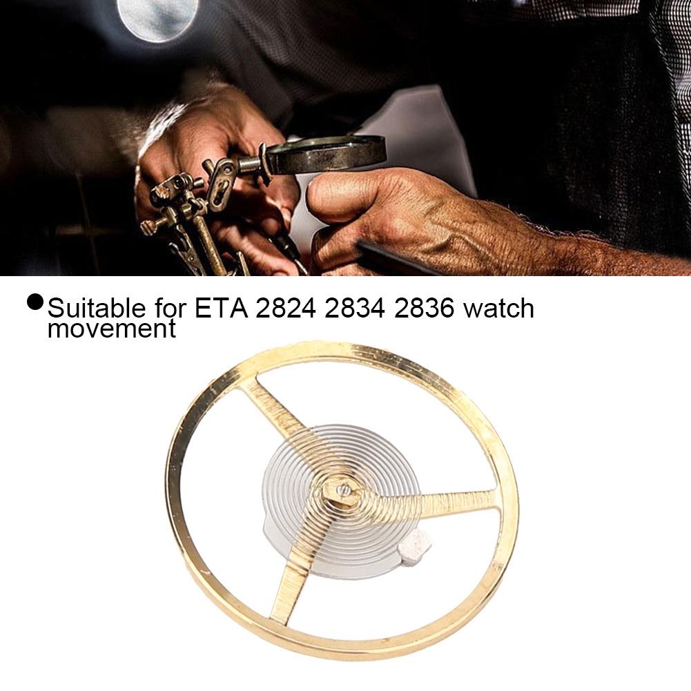 Movement Parts Balance Wheel Fit for ETA 2824 2834 2836 Watch Movement (Plastic Box Package)