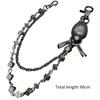 New Engraved Dice Retro Double-layer Trouser Chain Retro Hip-hop Trend Versatile Waist Chain