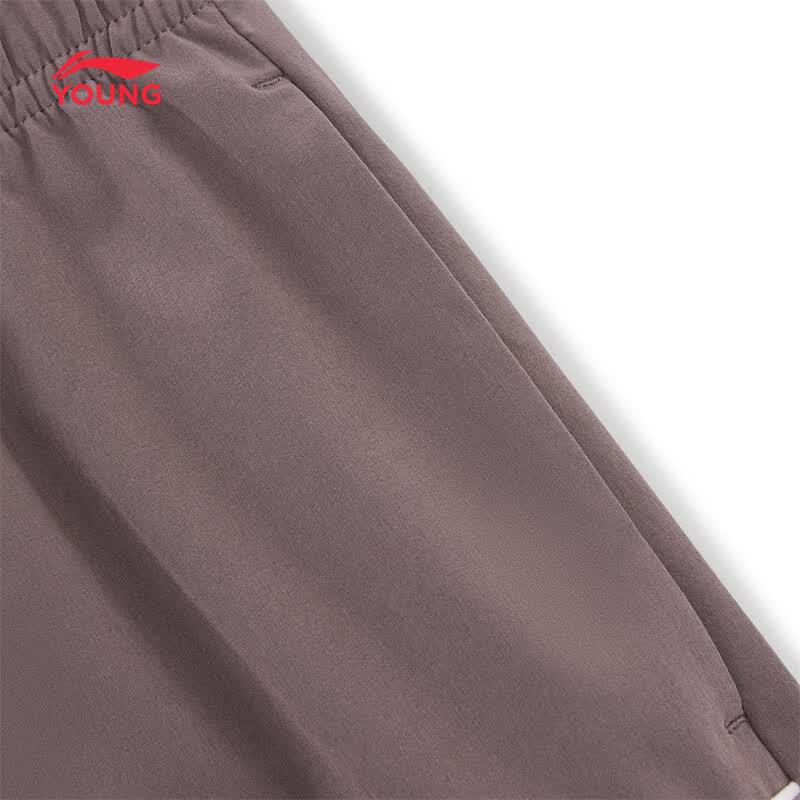 LI-NING Kids' Moisture-Wicking Quick-Dry Sports Shorts
