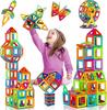 Large Magnetic Blocks Magnetic Tiles 3D Construction Set Xxl 104 Pcs