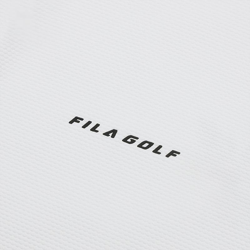 Fila Golf Series Sun Protection Short Sleeve Polo Shirt Men Tops Jade-White A11M525108F-WT