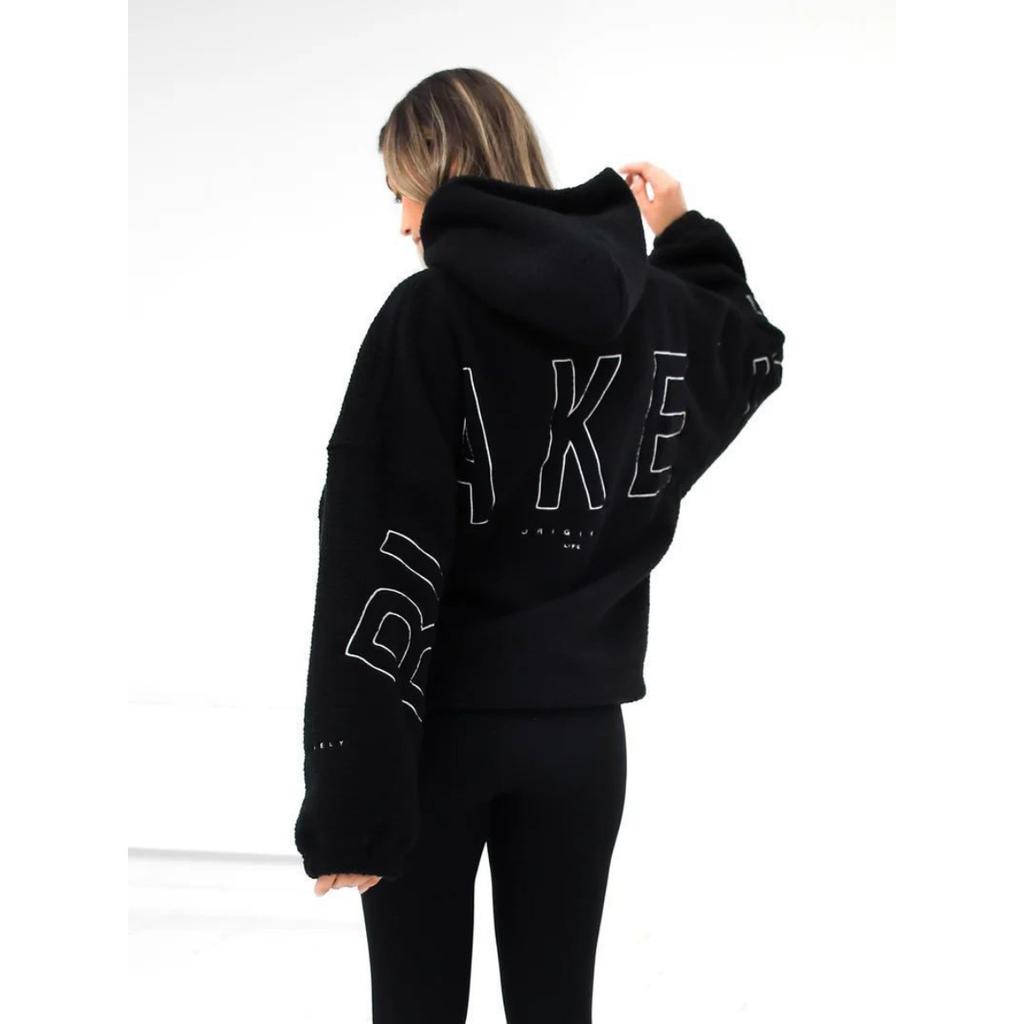 ZYLLO Herbst Winter Street Style Bequemes Lässiges Modisches Langarm-Sweatshirt Lammfell-Kapuzenpullover Damen Locker Überkopf