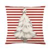 Christmas Pillow Case Home Decorative Pillow Sofa Linen Letter Print Living Room