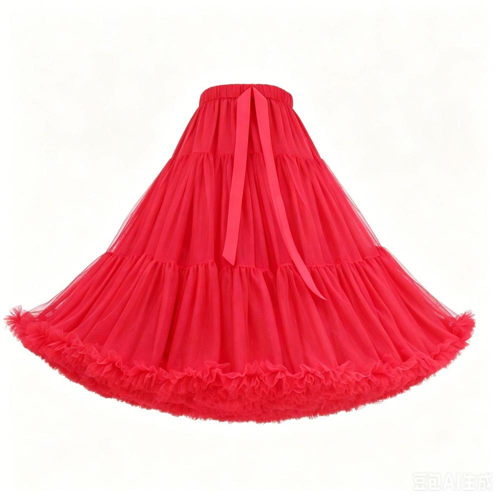 Super Puffy Petticoat Boneless Design Knee Length Petticoat Boneless Underskirt Rockabilly Styling