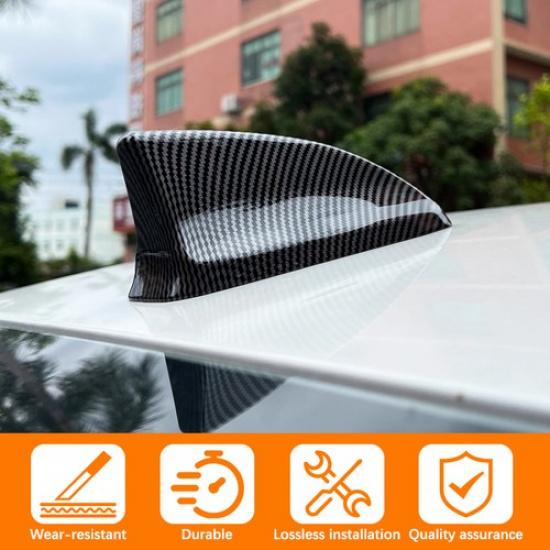 1Pc Glossy ABS Exterior Shark Fin Antenna Cover Cap For Honda Civic