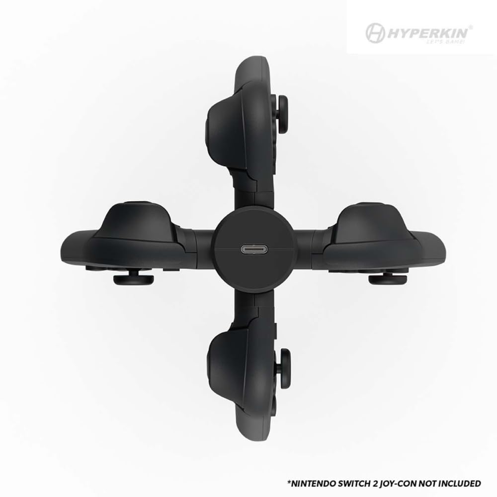 Hyperkin UltraBeam II Charging Grip with Projection Function for Nintendo Switch 2 LED Ergonomic Dedicated Charging Handle Joy-Con Projector,