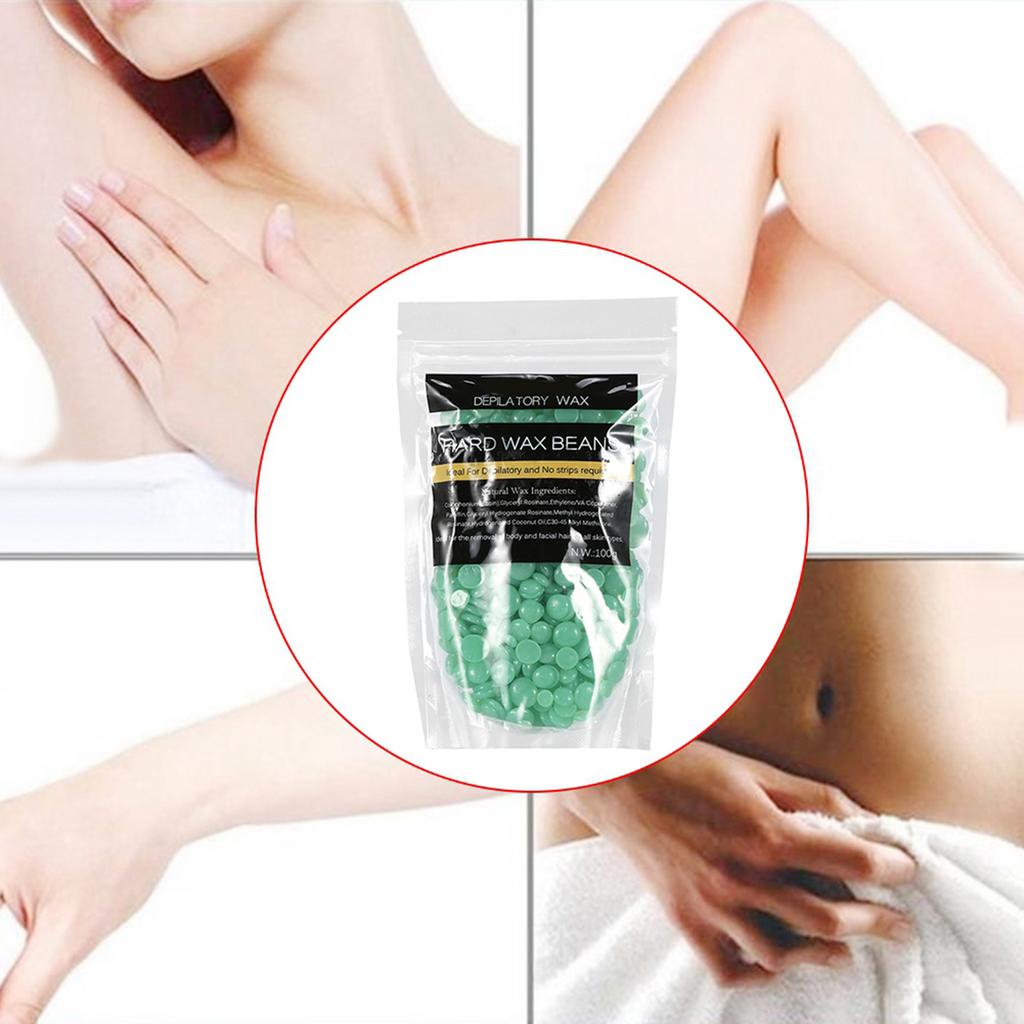 10Types 100g/Bag No Strip Depilatory Arm Leg Hair Removal Hard Wax Waxing Beans