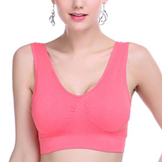 Mode Frauen Sexy Single Layer Nahtlose Bh Wireless Sport Yoga Shapewear