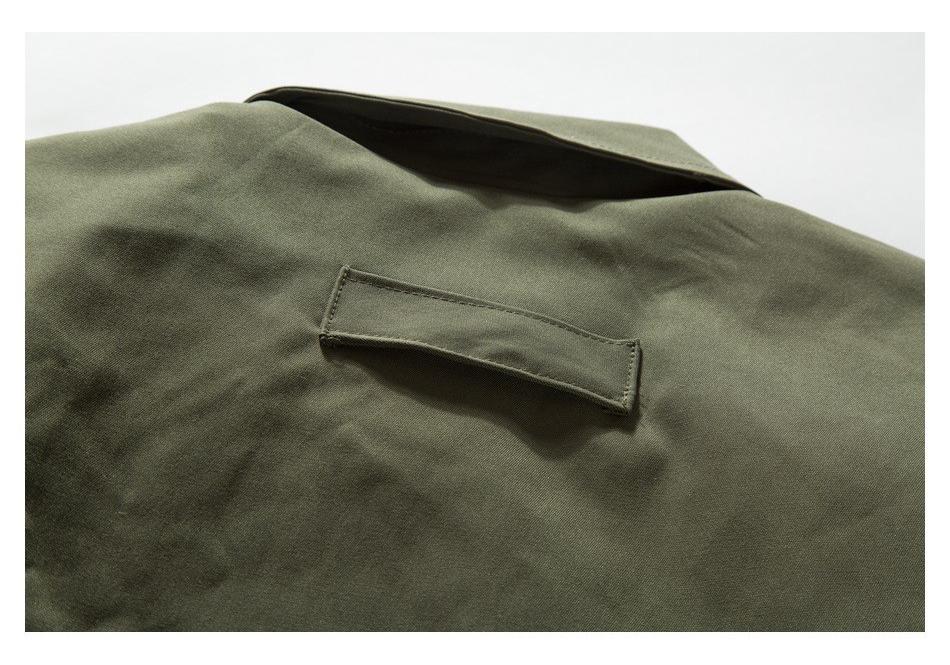 ORIGTEEN Unisex Retro Bomber Lapel Jacket - Spring/Autumn Style