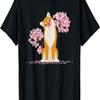 Kawaii Sakura - Cherry Blossom Shiba Inu Dog T-Shirt