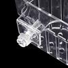 Aquarium Plant Holder Fish Tank Clear Hydroponic Planter Aquaponic Plant Holder Basket for Fish Tank Aquascape Decoration