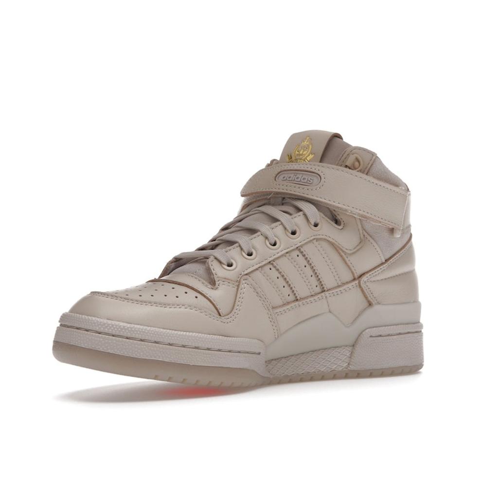 Leaders 1354 X Adidas Forum Mid Core Brown Friends & Family Unisex Sneakers Gold-Foil Solar-Red FW8768