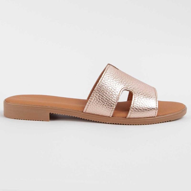 Women's Leather Sandal. Purapiel Hacca2 102712