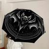 1pc Bat Symbol Tattoo Design Umbrella with Plastic Handle,Suitable for All Seasons Home Travel Outdoor UmbrellaDD1719