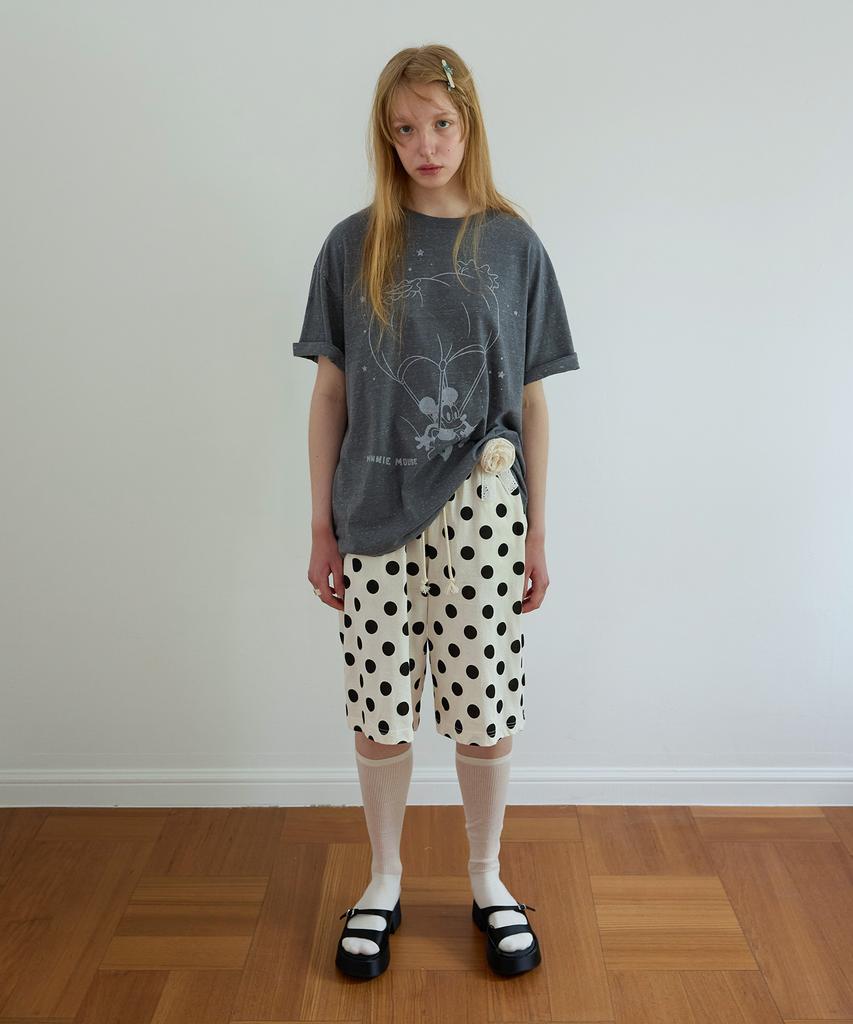 FUNFROMFUN Polka Shorts, Ivory