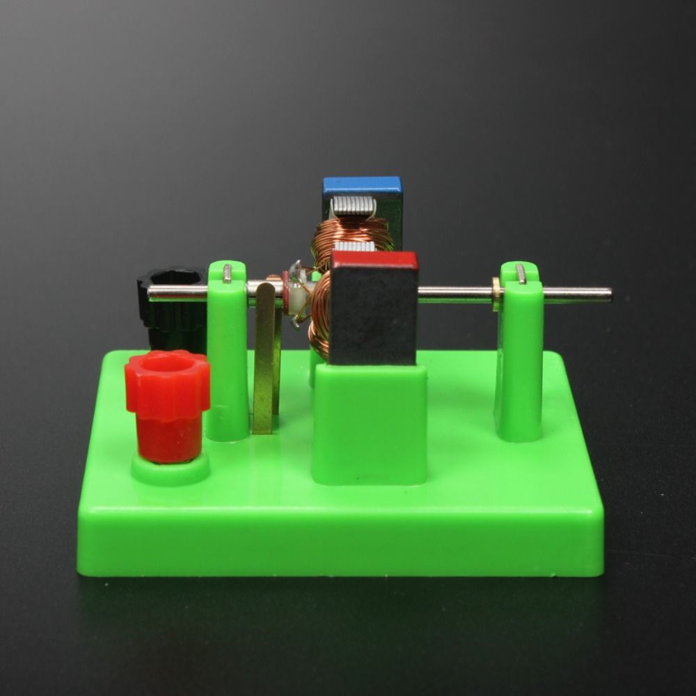 Green Physics Experiment Aids ABS+Metal Educational Students Toys DC Electrical Motor Model  School