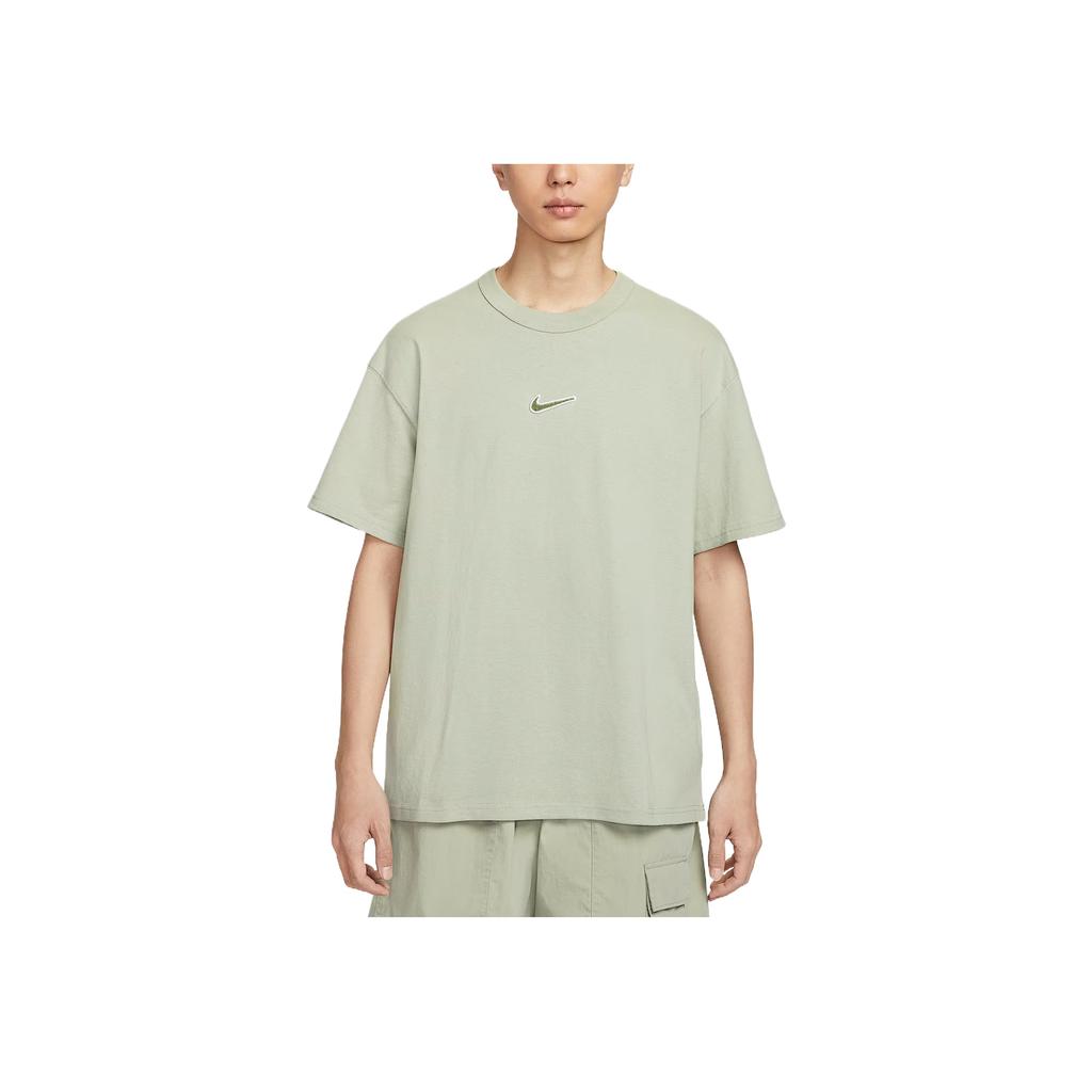 Nike Sportswear Comfortable Fashionable Minimalist Versatile Short Sleeve T-Shirt Men Tops Horizon-Green FV7727-370