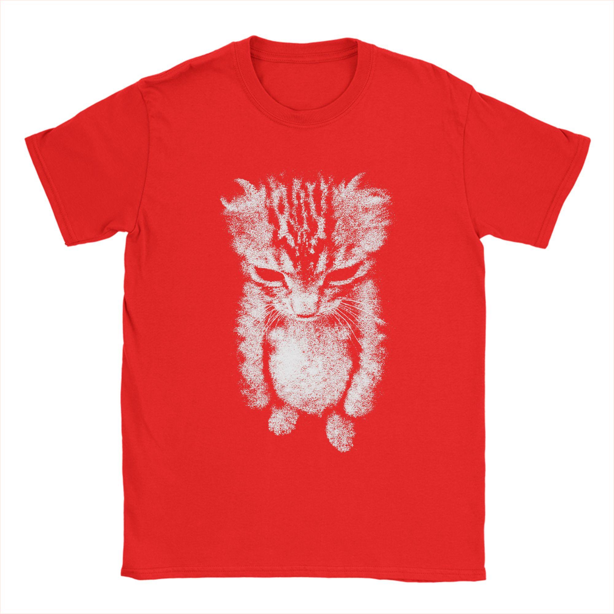 Men El Gato Munchkin Kitten Funny Sad Crying Cat Meme Cat Lovers T Shirts Cotton Clothes Short Sleeve Tee Shirt Summer TShirts S