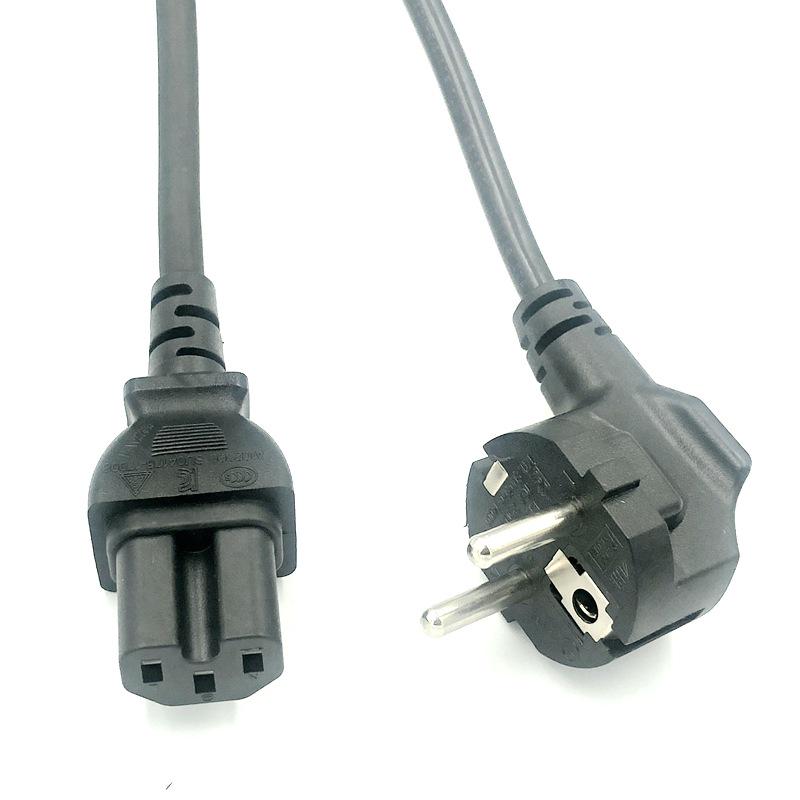 High-Temp Resistant U-Groove Power Cord with IEC60320 C15 Plug