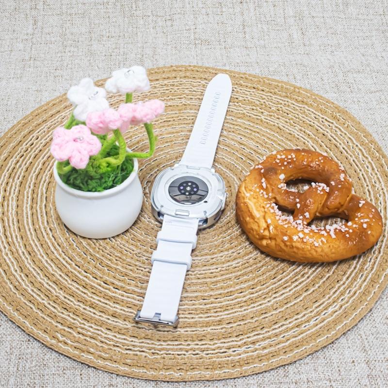 Metal Protective Cover for GXY W8C 46mm Scratch Resistance Impact Protections and Raised Frame Enjoy Screen Safety