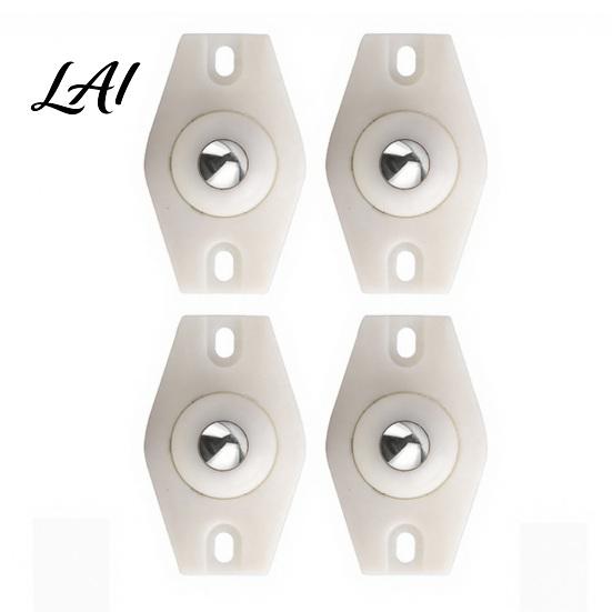 Stainless Steel Ball Casters 4/20Pcs Self Adhesive Caster Wheels 360 Degrees Swivel Sticky Appliance Rollers Roller for Kitchen Appliance,