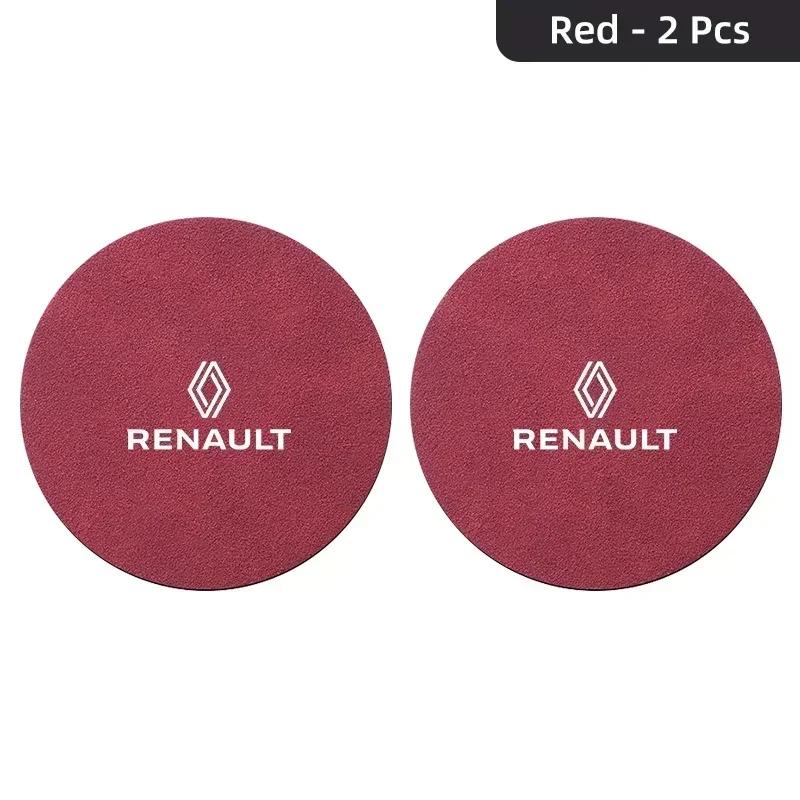 2PCS Car Coaster Cup Holder Anti-slip Accessories For Renault DACIA Fluence Scenic Loguna Logan Twingo Clio Captur ZEO PP25