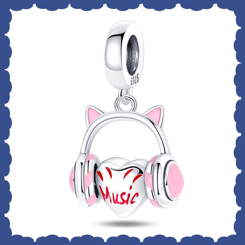 Sell New Copper Music Series Guitar Violin Charm Beads Fit Brand Original Bracelet Diy Fine Jewelry Making