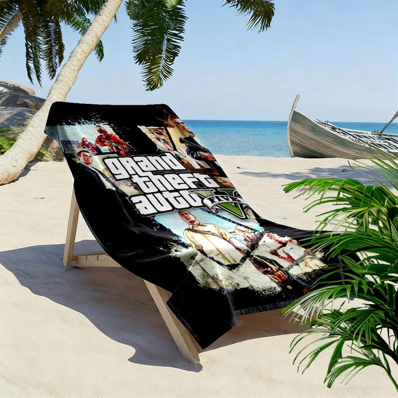 Dead Redemption II: Wild West Adventure beach towel Beach towel for vacation photos beach Absorbent bath towel seaside Outdoor pool towel