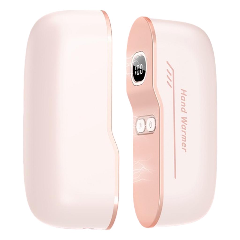 2-in-1 Magnetic Rechargeable Hand Warmers with Digital Display Electric Hand Warmer for Women Men Camping Hunting Outdoor Gifts