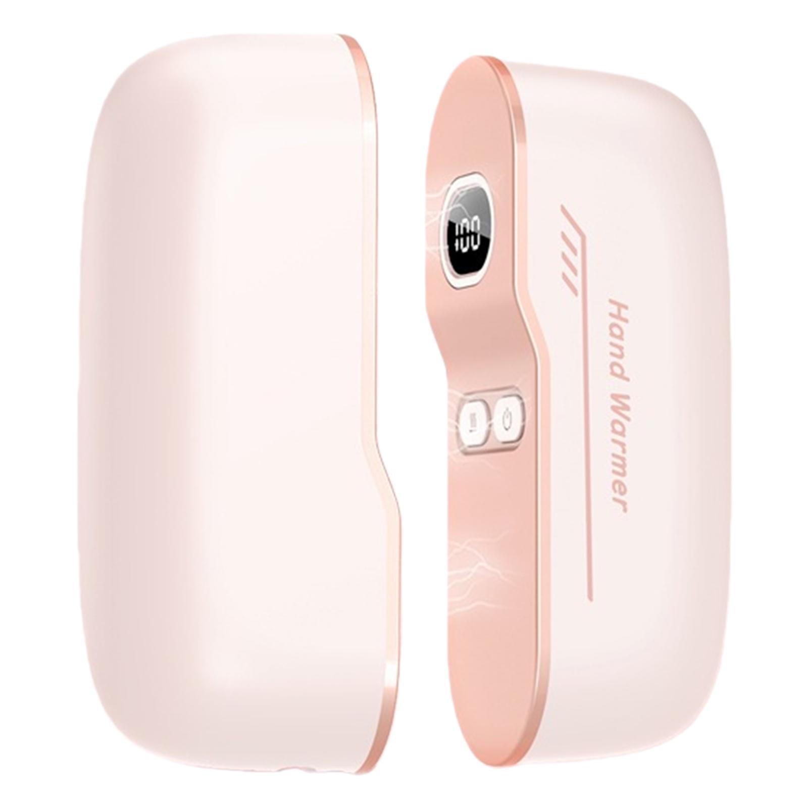 2-in-1 Magnetic Rechargeable Hand Warmers with Digital Display Electric Hand Warmer Gifts for Christmas Men Women