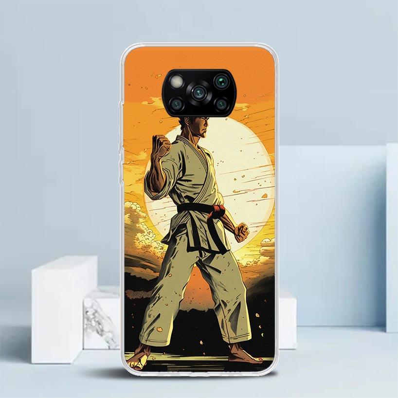 Kungfu Taekwondo Phone Case For Xiaomi Poco F7 Ultra X5 X6 X7 Pro M7 Redmi 15C 15 13C 13 12C 12 10C 10 10A 9 9C 9A 9T Cover Poco