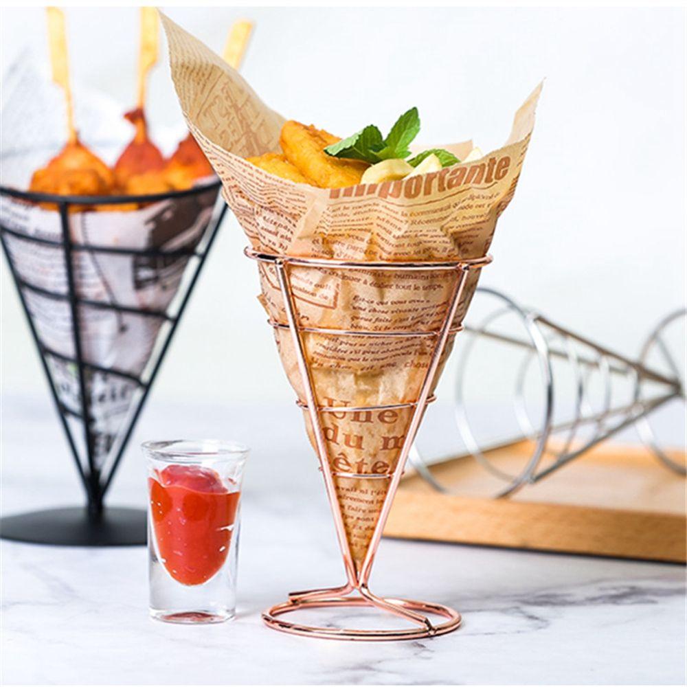 American Cone Tableware Bar western restaurant Cafe Fried Chicken Rack Snack Basket Party Supplies French Fries Rack