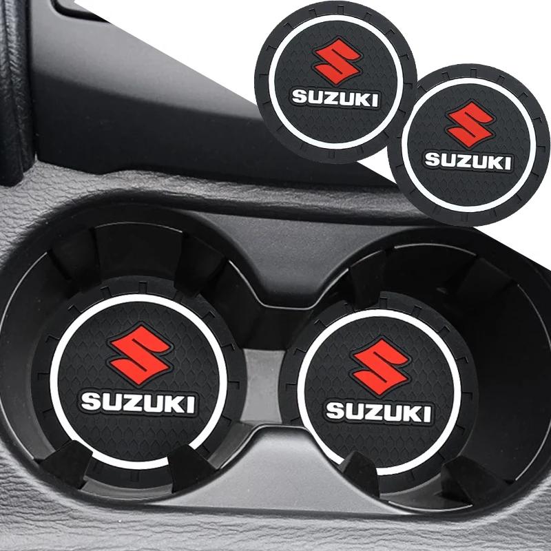 Car Water Coaster Anti-dirty Pad for Suzuki Samurai Vitara Xl Swift SX4 Jimny Alto Liana Auto Interior Silicone Pad Accessories