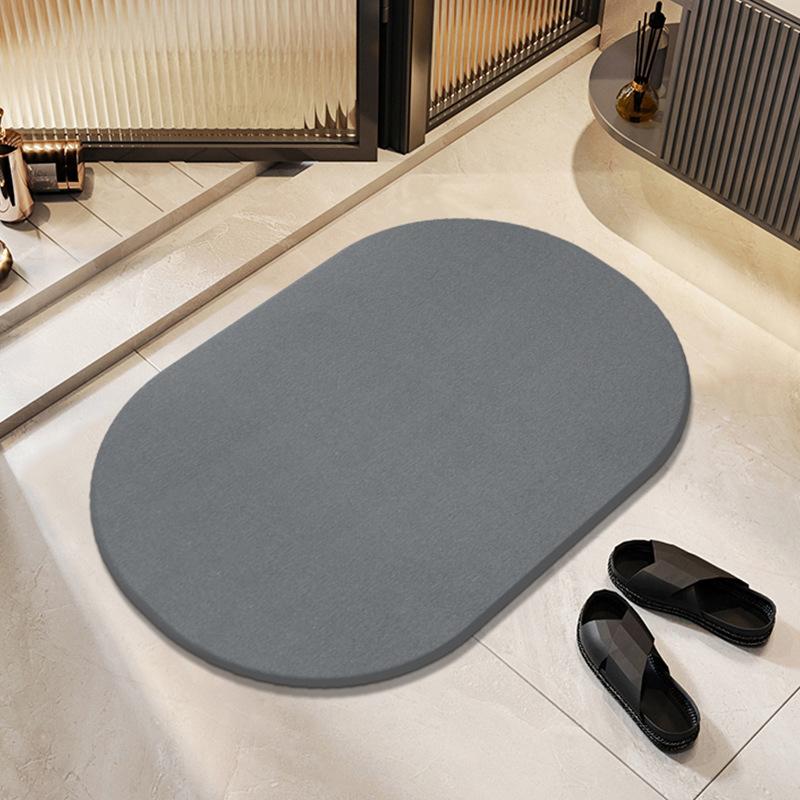 Sam, the Same Diatom Mud Floor Mat, Hard Bathroom Floor Mat, Toilet Door Floor Mat, Toilet Diatomite Quick-drying Non-slip