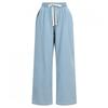 Shop Women S waiStband Pocket Denim Wide Leg jeanS Light Blue Pic Wpt 20311
